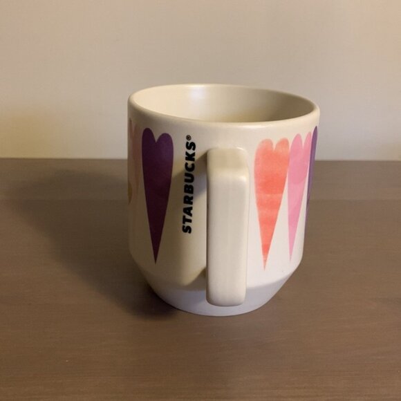Starbucks “Love” White, Purple, and Pink 12 Oz. Ceramic Mug - Picture 3 of 7
